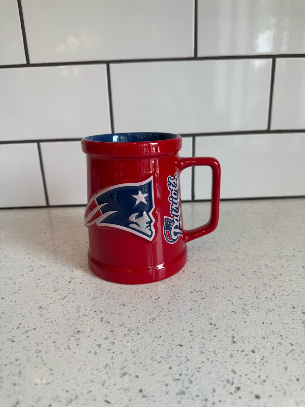 MegaMug New England Patriots 22 oz Ceramic Coffee Mug – Oversized NFL Drinkware